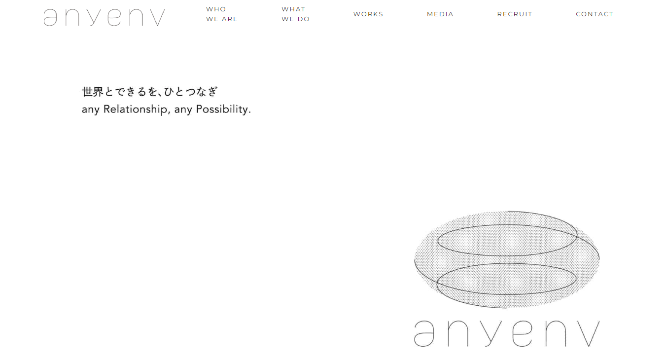 anyenvの公式HPキャプチャ画像